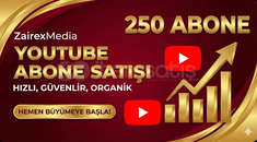 ⭐ YOUTUBE 250 ABONE & DÜŞMEYEN