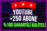 ⭐YOUTUBE 250 ABONE[GARANTİLİ]⭐