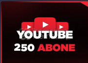 YOUTUBE 250 ABONE/HIZLI TESLIMAT