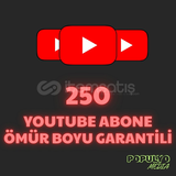 ⭐YOUTUBE 250 ABONE /ÖMÜR BOYU GARANTİLİ