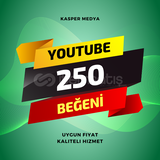 Youtube 250 Gerçek Beğeni | 365 Gün Garanti