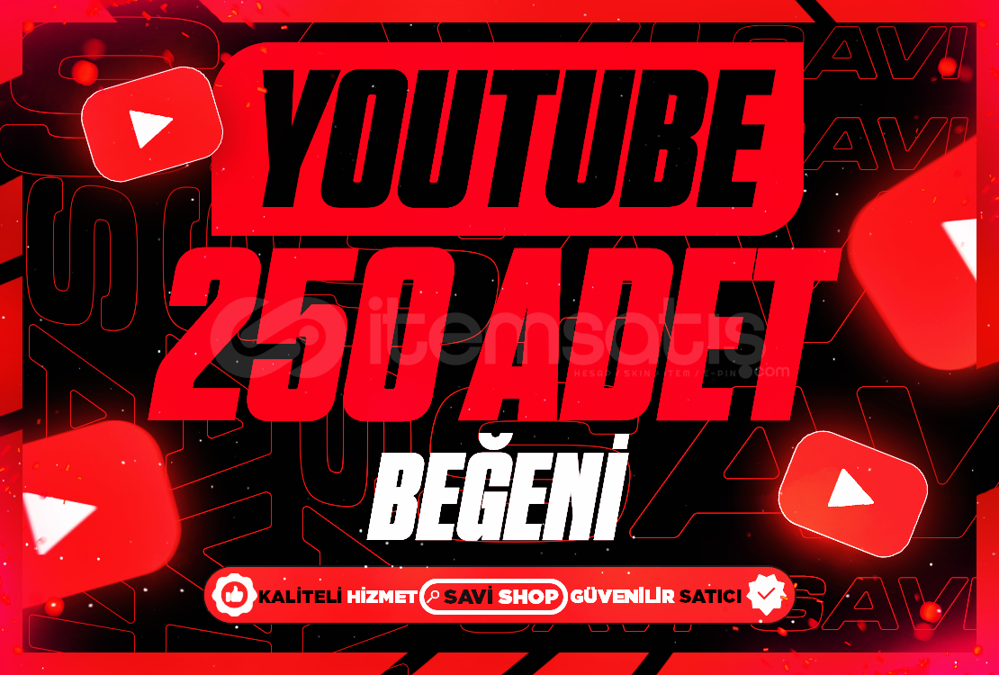 YOUTUBE 250 ADET BEĞENİ YOUTUBE 250 ADET BEĞENİ