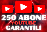 Youtube 250 Gerçek Abone ⭐ Garantili