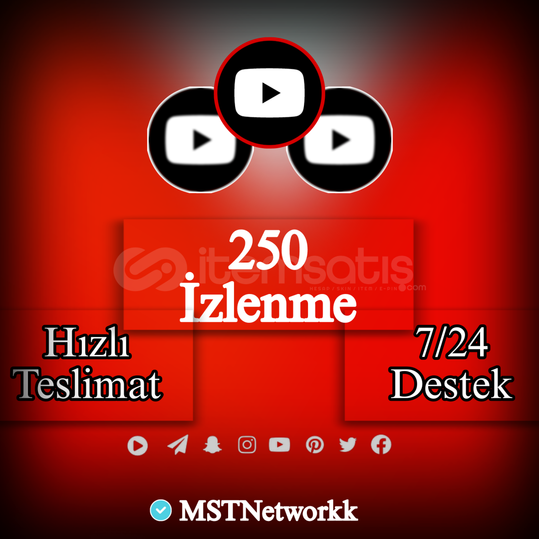 YouTube 250 İzlenme Garanti!  YouTube 250 İzlenme Garanti!