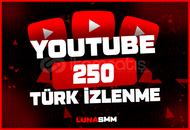 [YouTube] 250 İzlenme (Türk)