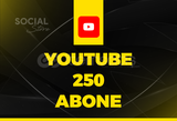 YouTube 250 Organik Abone