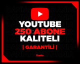 Youtube 250 Organik Abone | Kaliteli