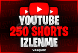 ⭐ YouTube 250 Shorts İzlenme⭐
