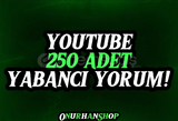 ⭐YouTube 250 Yabancı Yorum!