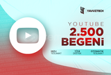 Youtube 2500 Beğeni