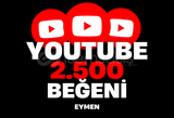 ⭐ YouTube 2500 Beğeni ⭐