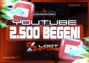 ⭐️YOUTUBE 2.500 BEĞENİ+GARANTİ✅⭐️