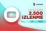 Youtube 2500 İzlenme