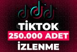 ⭐Tiktok 250000 İzlenme + 365 Gün Garanti⭐
