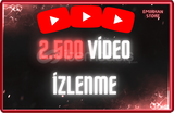 ⭐YOUTUBE 2.500 VİDEO İZLENME⭐