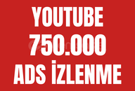 Youtube 750.000 Gerçek izlenme (Garantili)