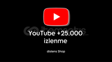 YouTube 25000 İzlenme (Piyasda EN UCUZ)