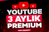 YouTube 3 Aylık Premium
