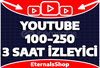 Youtube 3 Saat 100-250 Youtube Canlı İzleyici
