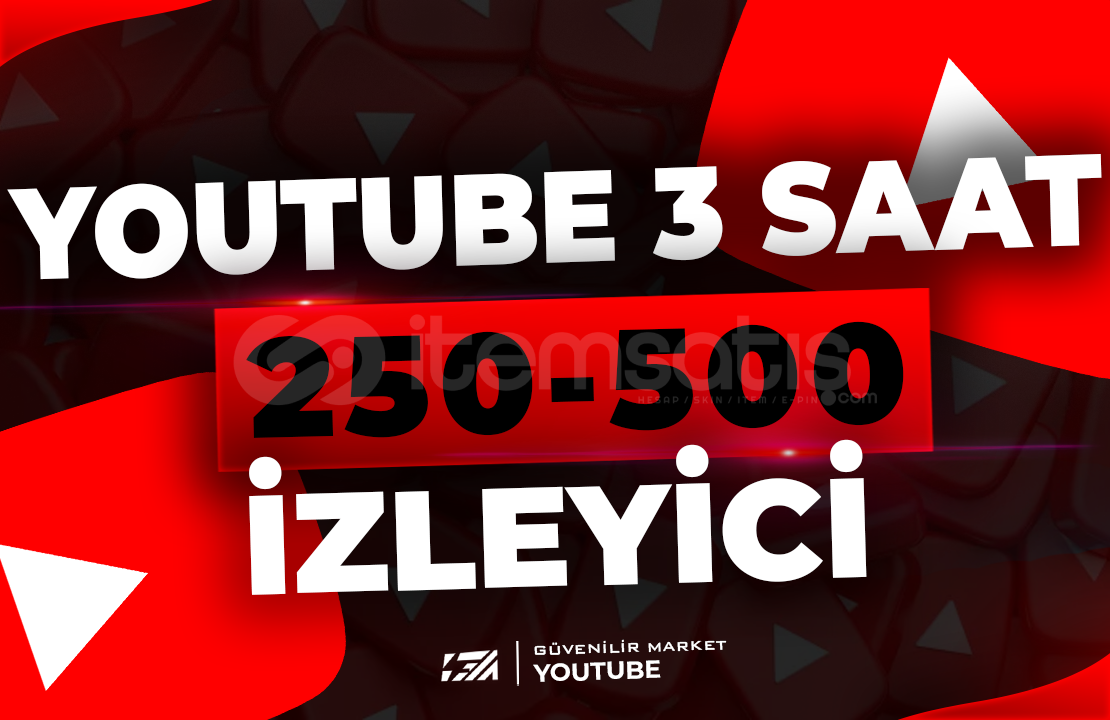 ⭐ Youtube 3 Saat 250-500 Canlı İzleyici ⭐ ⭐ Youtube 3 Saat 250-500 Canlı İzleyici ⭐