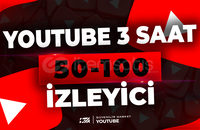 Youtube 3 Saat 50-100 Canlı İzleyici - KEŞFET 