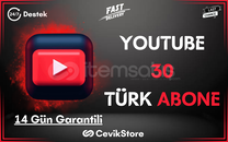 ⭐️YouTube 30 Türk Abone [Garanti]⭐️