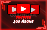 Youtube 300 Abone | Ömür Boyu Garantili 
