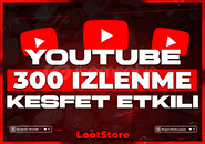 ⭐YOUTUBE 300 İZLENME / EN UYGUN⭐