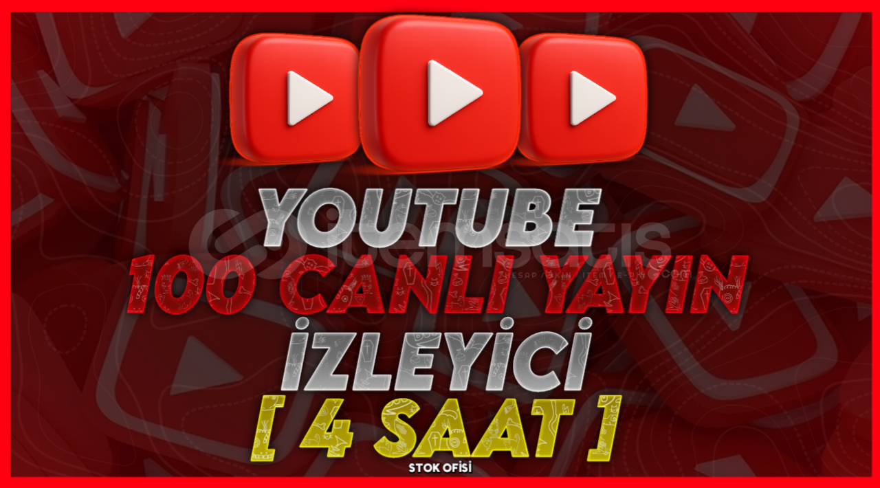 YOUTUBE 4 SAAT 100 CANLI YAYIN İZLEYİCİ YOUTUBE 4 SAAT 100 CANLI YAYIN İZLEYİCİ