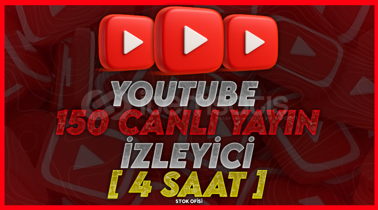 YOUTUBE 4 SAAT 150 CANLI YAYIN İZLEYİCİ YOUTUBE 4 SAAT 150 CANLI YAYIN İZLEYİCİ