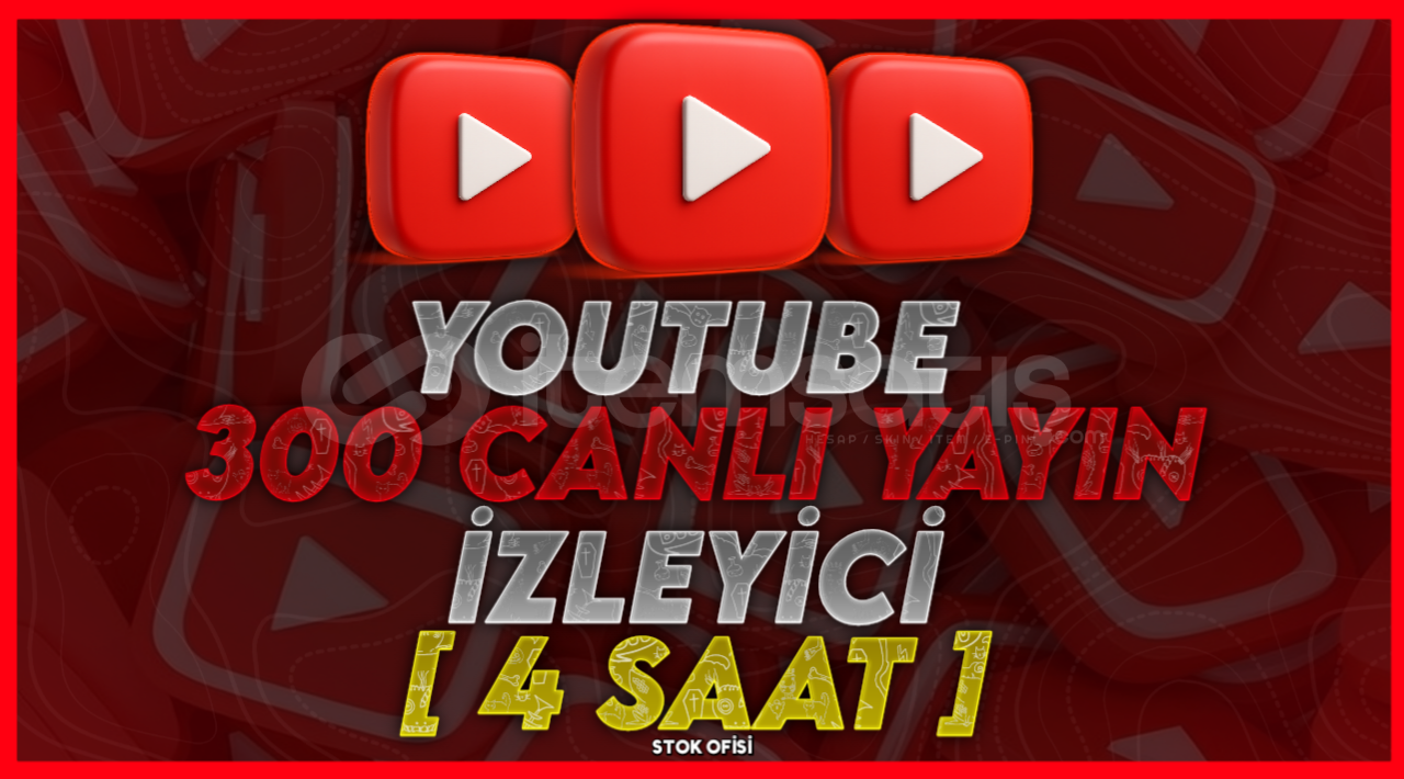 YOUTUBE 4 SAAT 300 CANLI YAYIN İZLEYİCİ YOUTUBE 4 SAAT 300 CANLI YAYIN İZLEYİCİ