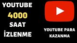 Youtube 4000 İzlenme + ÇOK HIZLI +EFSANE KALİTE