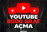 YOUTUBE 4000 SAAT AÇMA