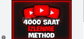 ⚡ YouTube 4000 SAAT İzlenme Method✅