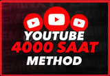 YOUTUBE 4000 SAAT İZLENME METHOD