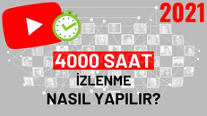 1HAFTADA 4000SAAT İZLENME METHOD ÇOK ETKİLİ