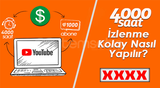 ⭐⭐[ YOUTUBE 4000 SAAT METHOD]⭐⭐