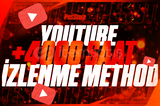 ⭐⭐[ YOUTUBE 4000 SAAT METHOD]⭐⭐