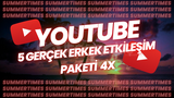 YOUTUBE 5 GERÇEK ERKEK ETKİLEŞİM