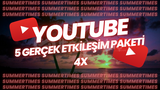 YOUTUBE 5 GERÇEK ETKİLEŞİM