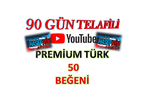 Youtube 50 ADET PREMİUM TÜRK BEĞENİ