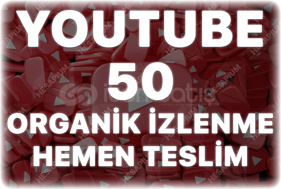 Youtube 50 Organik İzlenme Youtube 50 Organik İzlenme