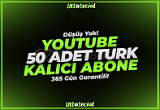 ⭐Youtube 50 Türk Kalıcı Abone