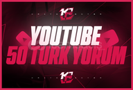 ⭐[GARANTİLİ] YOUTUBE 50 TÜRK YORUM⭐