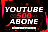 ⭐YOUTUBE 500 ABONE