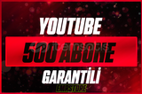 ⭐YOUTUBE 500 ABONE