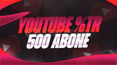YouTube 500 Abone / ANINDA %TR