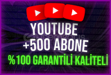 ⭐YOUTUBE 500 ABONE[GARANTİLİ]⭐