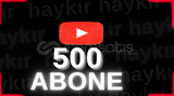 ⭐YOUTUBE 500 ABONE + KALİTE