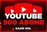 YouTube 500 Abone Ömür Boyu ♻️Garanti